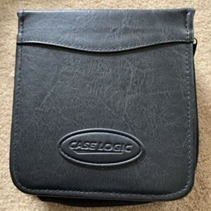 Case Logic 32 Disc Leather CD/DVD Case